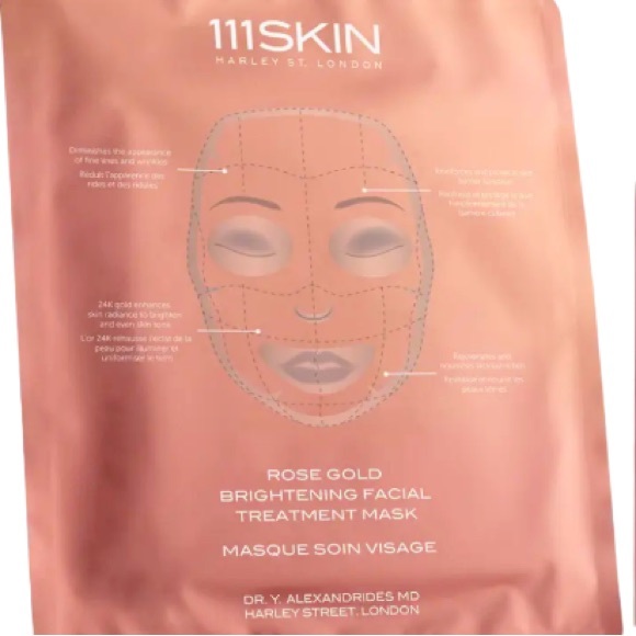 One Rose Gold Brightening Facial Masks 111SKIN - Brand New Not Used - Picture 2 of 5